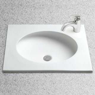 Toto Curva Self Rimming Bathroom Sink   LT182 01 / LT182 12