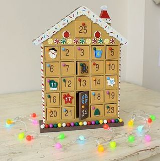 gingerbread advent calendar by little ella james