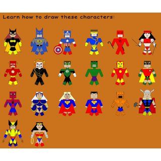How to Draw Comic Book Superheroes Using 5 Easy Shapes Steve Hilker 9781470064600 Books
