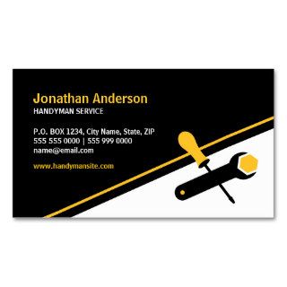 Handyman Working Tools business card