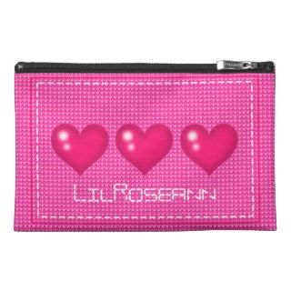 Crazy In Love Pink Travel Accessory Bag