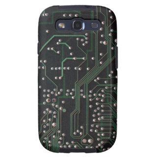 Black Circuit Board Texture Android Case Samsung Galaxy SIII Covers