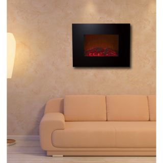 Source Greenheat Contemporary Flat Panel Infrared Quartz Wall Fireplace — 5100 BTU, Model#