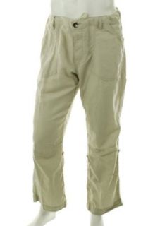 INC International Concepts Roll Up Pant Seed Pearl 38x30 at  Mens Clothing store