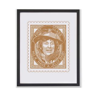 'have a jelly baby' doctor who stamp print by typaprint