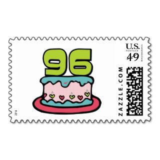 96 Year Old Birthday Cake Stamps