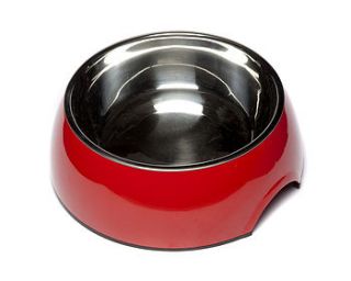 red round dog bowl by animal kingdom ltd