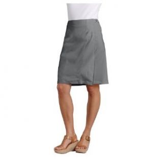 Coolibar UPF 50+ Women's Ladies Wrap Skirt   Sun Protection (Small   Grey) Clothing