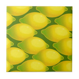 Lemon Wallpaper Ceramic Tiles