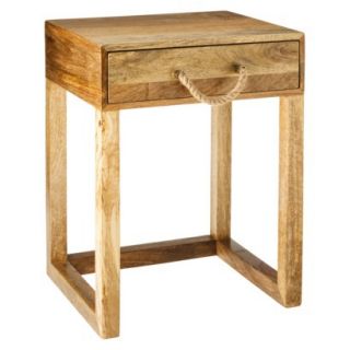 Threshold™ Nautical Accent Table With Rope Handl