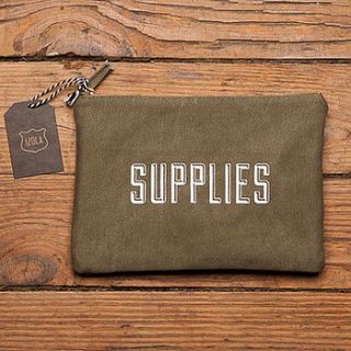 gentlemens pouch washbag by men's society