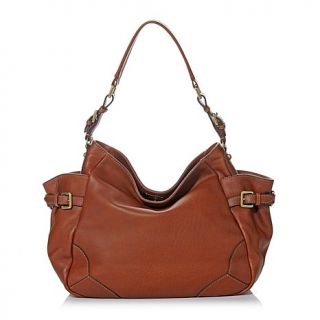Clever Carriage Company Equestrian "Hyde Park" Leather Hobo