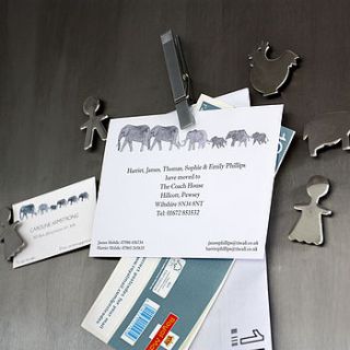 illustrated change of address cards by this is nessie