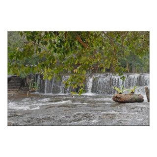 Cambodia / Waterfall at Phnom Kulen / Poster