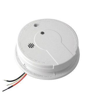 Kidde i12040 120V AC Wire In Smoke Alarm with Battery Backup and Smart Hush   Smoke Detectors  