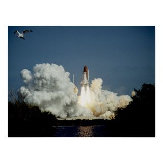 Launch of Space Shuttle Endeavour (STS 47) Posters