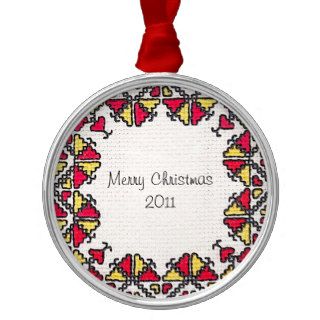 Ukrainian Embroidery Ornaments