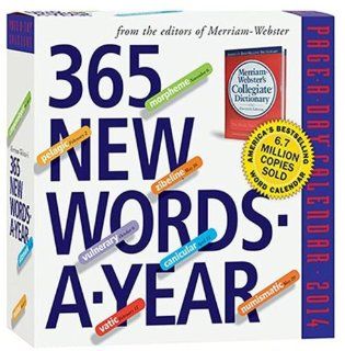 365 New Words A Year   2014 Page a Day Calendar   Office Desk Pad Calendars