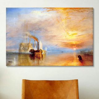 iCanvasArt Fighting Temeraire by Joseph William Turner Painting