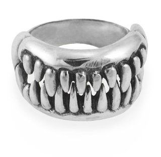 Moveable Jaws Sterling Silver Ring Jewelry