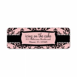 311 Icing on the Cake Sweet Pink Address Label