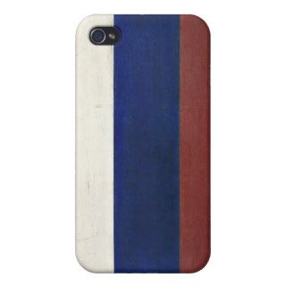 iPhone Skin with Dirty Flag Russia iPhone 4 Cover