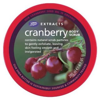 Boots Extracts Cranberry Body Scrub   6.7 oz