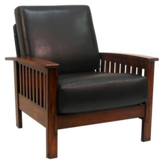 Mission Faux  Chair   Leather