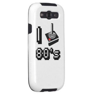 I play 80's  I love 80's Samsung Galaxy SIII Covers
