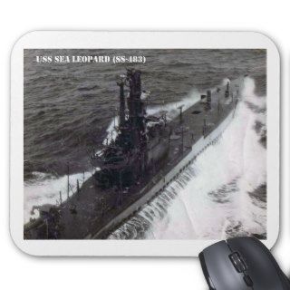 USS SEA LEOPARD (SS 483) MOUSE PADS
