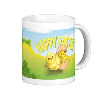 Cute Easter Chicks Happy Easter Mugs
