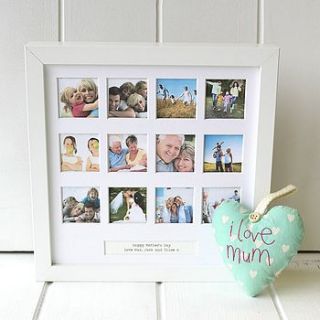 personalised special occasion photo frame by posh totty designs interiors