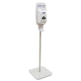 Purell Products   Purell   Floor Stand for TFX Touch Free Instant Hand Sanitizing Dispenser, Light Gray   Sold As 1 Each   Ideal for high traffic areas.   Encourages hand hygiene.   Built in shield keeps surrounding area clean.   Easy to assemble.   For us