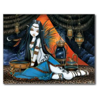 Santha Celestial Tribal Sage Fairy Angel Poscard Post Cards