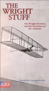 The Wright Stuff The Wright Brothers and the Invention of the Airplane [VHS] Wright Stuff Wright Brothers &, David McCullough, Garrison Keillor Movies & TV