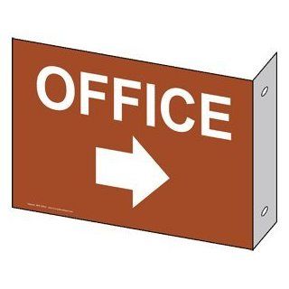 Office With Arrow Sign NHE 13903Proj WHTonCanyon Wayfinding  Business And Store Signs 