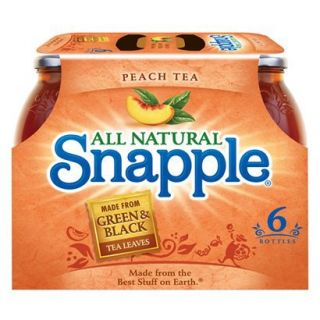 Snapple All Natural Peach Tea 16 oz, 6 pk