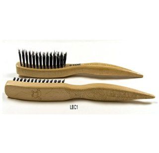 Kent LBC1   Laser Etched Beechwood Backcombing or Teasing Brush with Boar Bristles and Nylon   Girl  Hair Brushes  Beauty