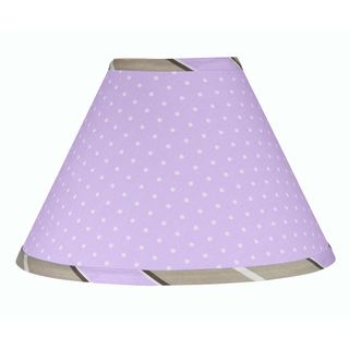Sweet JoJo Designs Purple and Brown Mod Dots Lamp Shade Sweet Jojo Designs Nursery Lamps