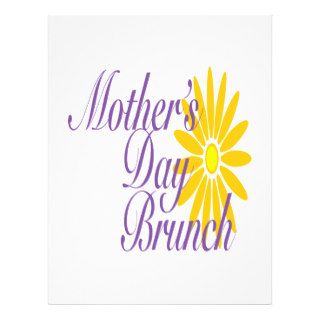 Mothers Day Brunch Personalized Flyer