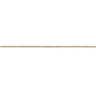 Gold and Watches 14k 1.2mm Solid D/C Machine Made with Lobster Rope Chain Jewelry