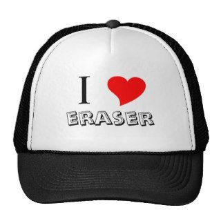 I Heart eraser Mesh Hat