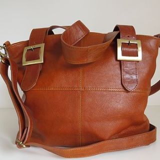 tan leather handbag tote by the leather store