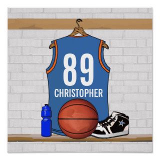 Personalized Basketball Jersey (LBO) Print