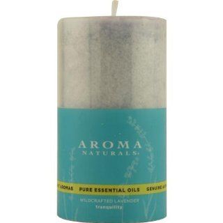 TRANQUILITY AROMATHERAPY by Tranquility Aromatherapy ONE 2.75 X 5 inch PILLAR AROMATHERAPY CANDLE. THE ESSENTIAL OIL OF LAVENDER IS KNOWN FOR ITS CALMING AND HEALING BENEFITS. BURNS APPROX. 75 HRS. 