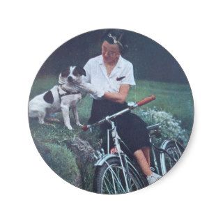 Jack Russell Terrier Round Sticker