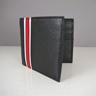 leather racing stripes wallet by deservedly so