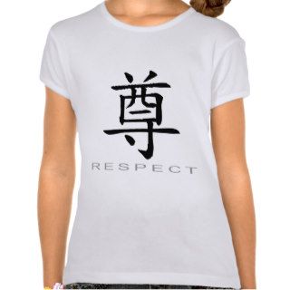 Chinese Symbol for Respect T shirts
