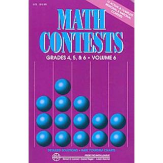 Math Contests For Grades 4, 5, and 6 (Paperback)