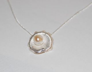 lily diva pearl pendant by indigo rocks limited